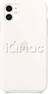 Силиконовый чехол для iPhone 11, цвет «мягкий белый», оригинальный Apple