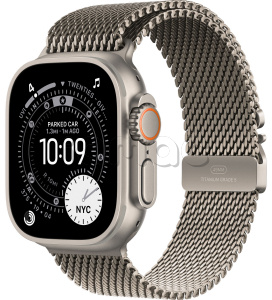 Купить Apple Watch Ultra 3 (2025) // 49мм GPS+Cellular // Корпус из титана, миланский сетчатый браслет из титана