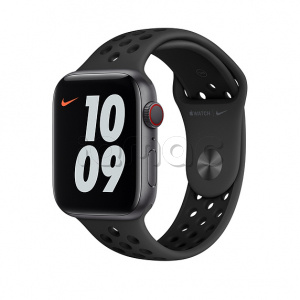 44мм Спортивный ремешок Nike цвета «Антрацитовый/чёрный» для Apple Watch