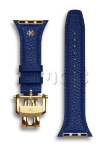 Ремешок Golden Concept для Apple Watch, Full-Grain Leather (Deep Blue)