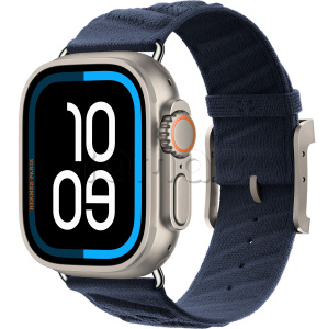 Купить Apple Watch Hermès Ultra 3 (2025) // 49мм GPS+Cellular // Корпус из титана, ремешок En Mer цвета Bleu Nuit