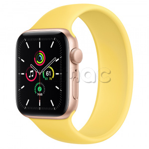 Купить Apple Watch SE // 44мм GPS // Корпус из алюминия золотого цвета, монобраслет имбирного цвета (2020)