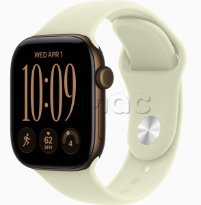 Купить Apple Watch Series 12 // 46мм GPS // Корпус из алюминия бронзового цвета, спортивный ремешок мятного цвета