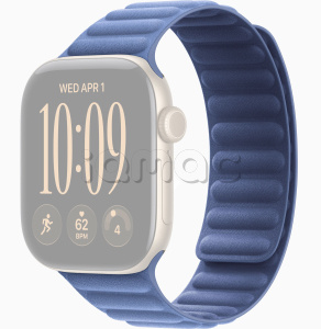 46мм Ремешок FineWoven цвета "Синий полевой цветок" с магнитной застежкой для Apple Watch