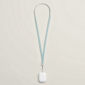 Шнурок Hermès через плечо для AirPods, цвет Blue/ Голубой