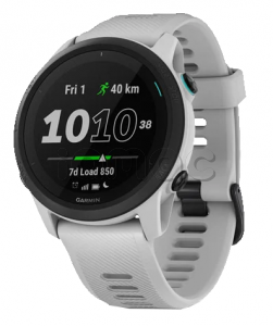 Купить Беговые умные часы Garmin Forerunner 745 (44mm), белый корпус, белый силиконовый ремешок