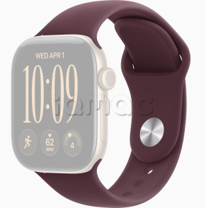 46мм Спортивный ремешок бордового цвета для Apple Watch
