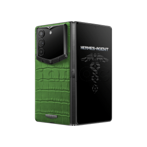 Телефон Vertu AlphaFold, Alligator Skin (Bamboo Green)