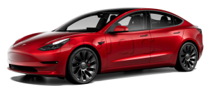 Tesla Model 3 Performance, Red Multi-Coat