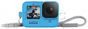 Купить Чехол + ремешок для камеры GoPro HERO9/10 (Sleeve + Lanyard), Bluebird