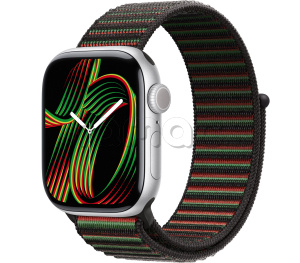 Купить Apple Watch Series 11 // 42мм GPS // Корпус из алюминия серебристого цвета, спортивный браслет цвета Unity Rhythm