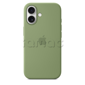 Силиконовый чехол MagSafe для iPhone 17 (Light Moss)