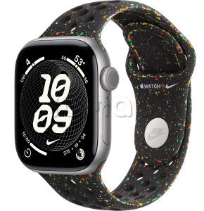 Купить Apple Watch Series 11 // 46мм GPS // Корпус из алюминия цвета "серый космос", спортивный ремешок Nike цвета "полуночный черный"