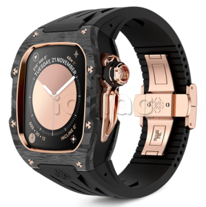 Корпус Golden Concept для Apple Watch, 46 мм, Racing Sport Edition, Rose Gold Carbon