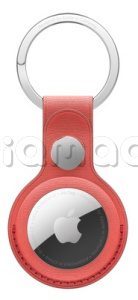 Брелок FineWoven для AirTag с кольцом для ключей, коралловый цвет