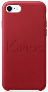 Кожаный чехол для iPhone SE, цвет (PRODUCT)RED, оригинальный Apple