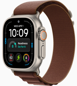 Apple Watch Ultra 4 (2026) // 49мм GPS+Cellular // Корпус из титана, ремешок Alpine Loop бордового цвета