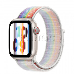 Купить Apple Watch Series 8 // 41мм GPS + Cellular // Корпус из алюминия цвета "сияющая звезда", спортивный браслет цвета Pride Edition