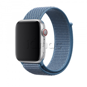 42/44мм Ремешок из плетёного нейлона цвета «лазурная волна» для Apple Watch
