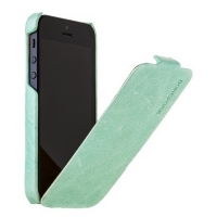 Чехол для iPhone 5s Borofone General flip Leather Case Blue