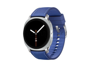 Купить  Samsung Galaxy Watch8 ( 44 мм) Wifi+LTE, серебристый корпус, гибридный ремешок синего цвета