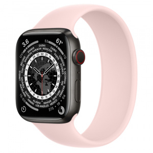 Space grey apple watch with pink sand band online