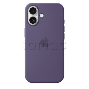 Силиконовый чехол MagSafe для iPhone 17 (Purple Fog)