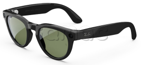 Купить Умные очки Ray-Ban  Headliner (2-gen) (Черная глянцевая оправа, зеленые линзы)