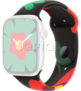 46мм Спортивный ремешок цвета Black Unity/Unity Bloom для Apple Watch