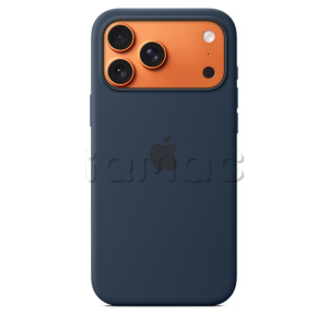 Силиконовый чехол MagSafe для iPhone 17 Pro Max (Midnight)
