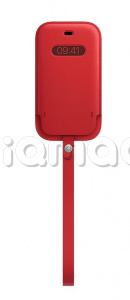 Кожаный чехол-конверт MagSafe для iPhone 12 Pro, цвет (PRODUCT)RED