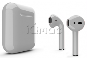 Купить AirPods - беспроводные наушники Apple (Серый, глянец)