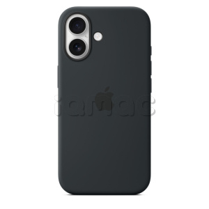 Силиконовый чехол MagSafe для iPhone 17 (Black)