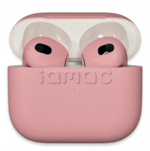 Купить AirPods (3‑го поколения) (2021) - беспроводные наушники Apple с зарядным кейсом (Розовый, матовый)