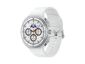 Samsung Galaxy Watch8 Classic (46 мм) Wifi+LTE, Белый, Спортивный ремешок белого цвета