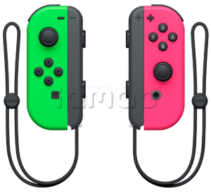 Геймпады для Nintendo Switch Joy-Con (Неоновый зеленый/Неоновый розовый)