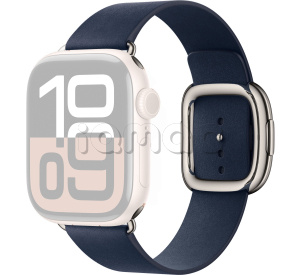 42мм S Ремешок FineWoven темно-синего цвета с современной пряжкой (Modern Buckle) для Apple Watch