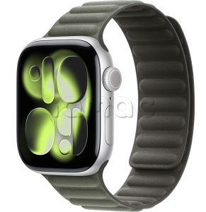 Купить Apple Watch Series 11 // 46мм GPS // Корпус из алюминия серебристого цвета, браслет цвета "серый шалфей", с магнитной застежкой