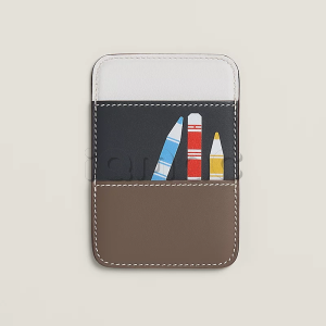 Чехол-бумажник Hermès "Pencils" с MagSafe для iPhone, цвет Etoupe / Коричневый