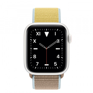Купить Apple Watch Series 5 // 40мм GPS + Cellular // Корпус из керамики, спортивный браслет цвета «верблюжья шерсть»