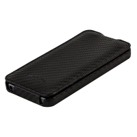 Чехол Melkco для iPhone 5C Leather Case Jacka Type Carbon Fiber Pattern - Black