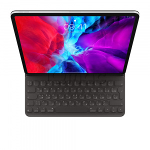 Чехол-Клавиатура Smart Keyboard Folio для iPad Pro 12,9 дюйма (3,4,5,6-го поколения), русская раскладка (ear 2020)