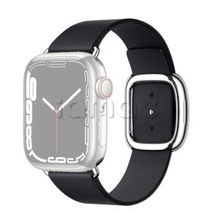 41мм M Кожаный ремешок цвета «Тёмная ночь» с современной пряжкой (Modern Buckle)  для Apple Watch