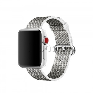 38/40мм Ремешок из плетёного нейлона белого цвета (сетчатый-узор) для Apple Watch