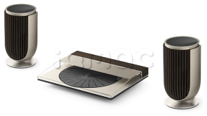 Купить Комплект из винилового проигрывателя и стриминговых колонок Bang&Olufsen Beosystem 3000c (Dune Grey Aluminium/Dark Walnut)