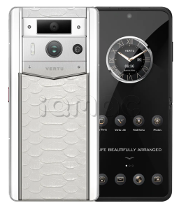Телефон Vertu METAVERTU 2 Max, The Fortune Serpent Edition, белый корпус, Python Skin (Creamy White/Кремово-белый)