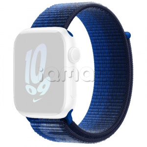 45мм Спортивный браслет Nike цвета «Королевская игра/морская полночь» для Apple Watch