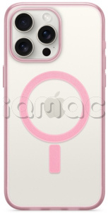Чехол OtterBox Lumen Series с MagSafe для iPhone 15 Pro, розовый цвет