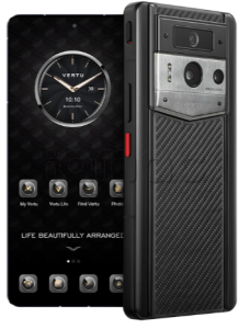 Телефон Vertu METAVERTU 2 Max, 1Тb, Carbon Fiber Edition (Silver Case) (Black Ceramic/Черный)