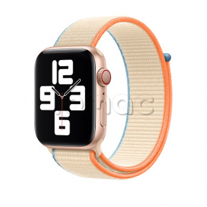 44мм Спортивный браслет кремового цвета для Apple Watch